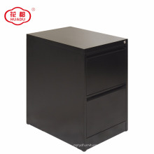 2018 armário de arquivo de aço moderno barato da gaveta do preto 2 do preço